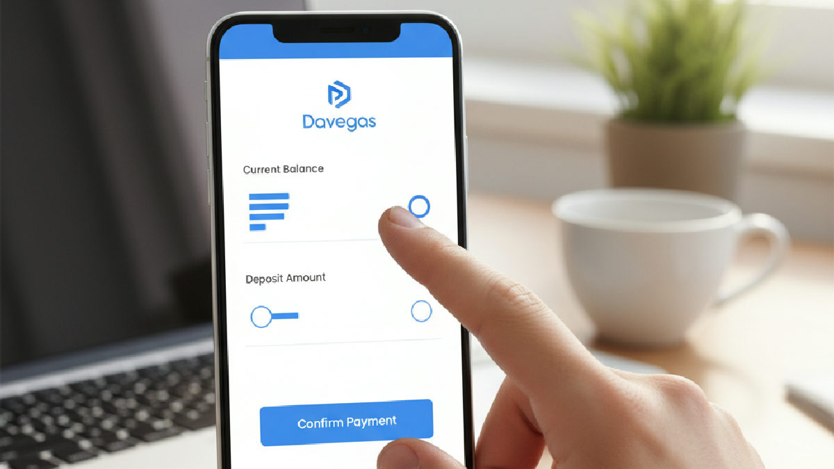 Mobil cihazlardan Davegas ödeme işlemleri yapmak hızlı ve pratik.